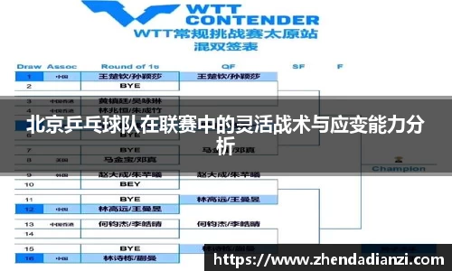 北京乒乓球队在联赛中的灵活战术与应变能力分析